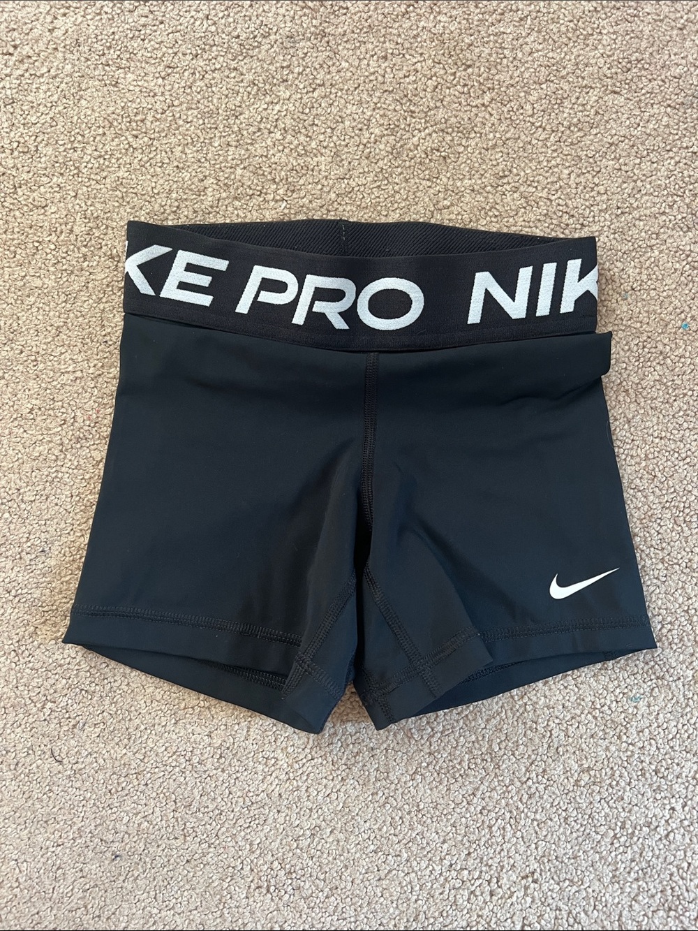 Nike Black Pro High-Rise Women's Athletic Shorts